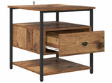 Bedside Cabinet 2 pcs Old Wood 40 x 42 x 56 cm Engineered Wood 881875
