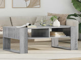 Coffee Table Grey Sonoma 92 x 53 x 45 cm Engineered Wood 8000097