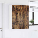 Hanging Cabinet Smoked Oak 80 x 31 x 100 cm Engineered Wood 884366
