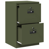 File Cabinet Olive Green 45.5 x 42 x 74.5 cm Cold-Rolled Steel 891614