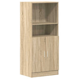 ZNTS 2 Piece Kitchen Cabinet Set Sonoma Oak Engineered Wood 3324144