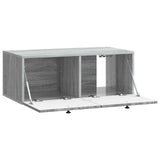 Wall-Mounted TV Cabinet Grey Sonoma 78.5 x 41 x 30 cm 898011