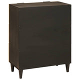 Sideboard Black and Gold 60 x 33 x 75 cm Solid Mango Wood 4017831