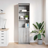 Highboard Grey Sonoma 50x35x180 cm Engineered Wood 3328467