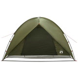 Camping Tent with Rainfly Water-resistant Dome Olive Green 42029004