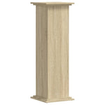 ZNTS Plant Stand Sonoma Oak 33x33x100 cm Engineered Wood 852980
