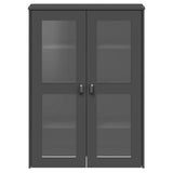 Top for Highboard "VIKEN" Anthracite Grey Engineered Wood 374943