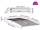 Ramp for Wheelchair 270 kg Silver 270 kg Aluminium 42021097