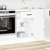 Kitchen Base Cabinet Lucca White Engineered Wood 853717