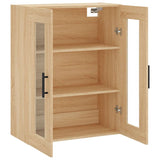 Wall Mounted Cabinet Sonoma Oak 69.5x34x90 cm 828503