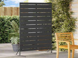 Privacy Screen 100 x 50 x 180 cm Steel Black 868563