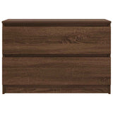 TV Cabinet Brown Oak 80x35x54 cm Engineered Wood 861793