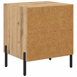 Bedside Cabinet with Drawer 2 pcs Artisan Oak 40 x 35 x 47.5 cm 882027