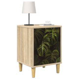Bedside Cabinet ELBURG 2 pcs Sonoma Oak 36 x 33 x 50 cm 8007198