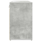 Shoe Cabinet Concrete grey 77.5 x 30 x 51 cm Engineered wood 808679