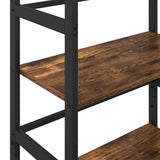 Bookshelf Smoked Oak 60 x 29.5 x 115 cm Engineered Wood 883924