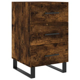 Bedside Cabinet Smoked Oak 40x40x66 cm Engineered Wood 827689