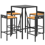 Garden Bar Set Black 3187675