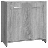 Bathroom Cabinet Grey Sonoma 60x33x60 cm Engineered Wood 815526