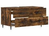 Bathroom Sink Cabinet HAARLEM Smoked Oak 82 x 41x 58.5 cm 896800