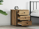Bedside Cabinet 2 pcs Brown 40 x 36 x 60 cm Solid Reclaim Wood 871260