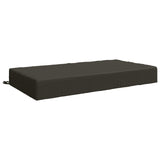 Seat Cushion SOEST 100% Polyester Anthracite 120 x 80 x 15 cm 944304