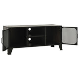 TV Cabinet Grey 105x36x47 cm Metal and MDF 335910