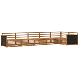 Outdoor Sofa Set 6 pcs Natural 406 x 168.5 x 73 cm 3383402