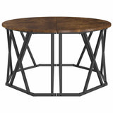 Coffee Table Smoked Oak 80 x 80 x 42 cm 868251