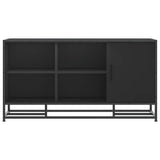 Shoe Bench Black 100x40x53.5 cm Engineered Wood and Metal 849214