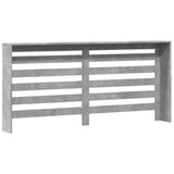 Radiator Cover Concrete Grey 175 x 20 x 82 cm Engineered Wood 852711