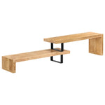 ZNTS TV Stand Solid Mango Wood 247321