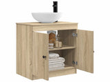 Bathroom Vanity with Sink Sonoma Oak 54 x 35 x 83 cm 890116