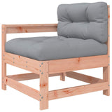 Garden Chairs with Cushions 2 pcs Solid Wood Douglas 825595