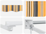 Manual Retractable Awning with LEDs 3 x 2.5 m 3419257