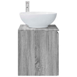 Wall-Mounted Sink Vanity Grey Sonoma 49.5 x 44.5 x 65 cm 890448