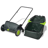 Lawn Sweeper Black and Green PP body Medium Height-Adjustable 142355