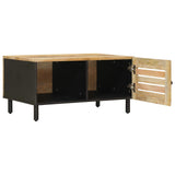 Coffee Table Natural 80 x 50 x 40 cm Solid Mango Wood 4018848