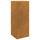 Parcel Drop Box Rusty 41 x 38 x 103 cm Weathering Steel 874939