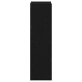 TV Cabinet Set 4 pcs Black Oak Engineered Wood 3333052
