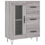 Highboard Grey Sonoma 69.5x34x180 cm Engineered Wood 3189507