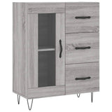 Highboard Grey Sonoma 69.5x34x180 cm Engineered Wood 3189507
