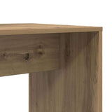 Desk with Shelf Artisan Oak 138.5 x 55 x 143 cm Engineered Wood 3337256