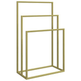 Freestanding Towel Rack Gold 48x24x79 cm Iron 343092