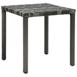 Sun Loungers with Table Poly Rattan Anthracite 47750