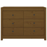 Side Cabinet Honey Brown 100x40x72 cm Solid Wood Pine 821767
