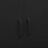 Wardrobe Black 90x50x180 cm Steel 336250
