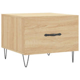 Coffee Tables 2 pcs Sonoma Oak 50x50x40 cm Engineered Wood 829387