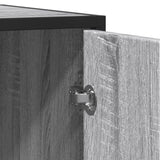 Sideboard Grey Sonoma 92x35x76 cm Engineered Wood 3300828