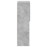 TV Cabinets with LED Lights 2 pcs Concrete Grey 30.5x30x102 cm 837022